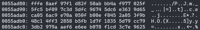 Hexdump of the Linux kernel
